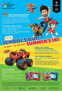 Things to do this Weekend: Catch Paw Patrol & Blaze @ City Square Mall!