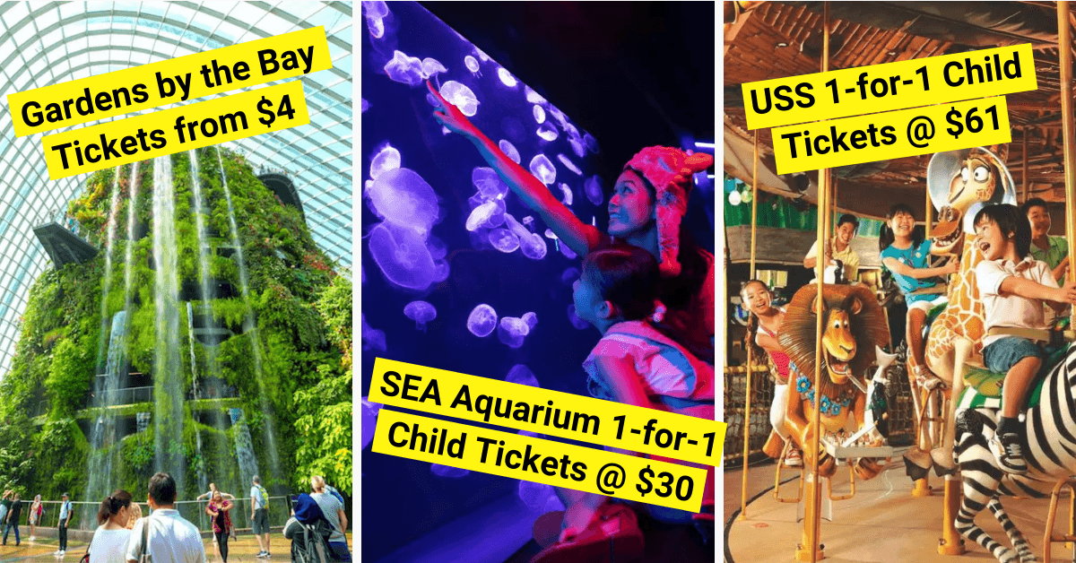 Cheapest Tickets To Gardens by the Bay, S.E.A Aquarium and Universal Studios Singapore from KKDay from 15 - 20 Feb 2021 - BYKidO