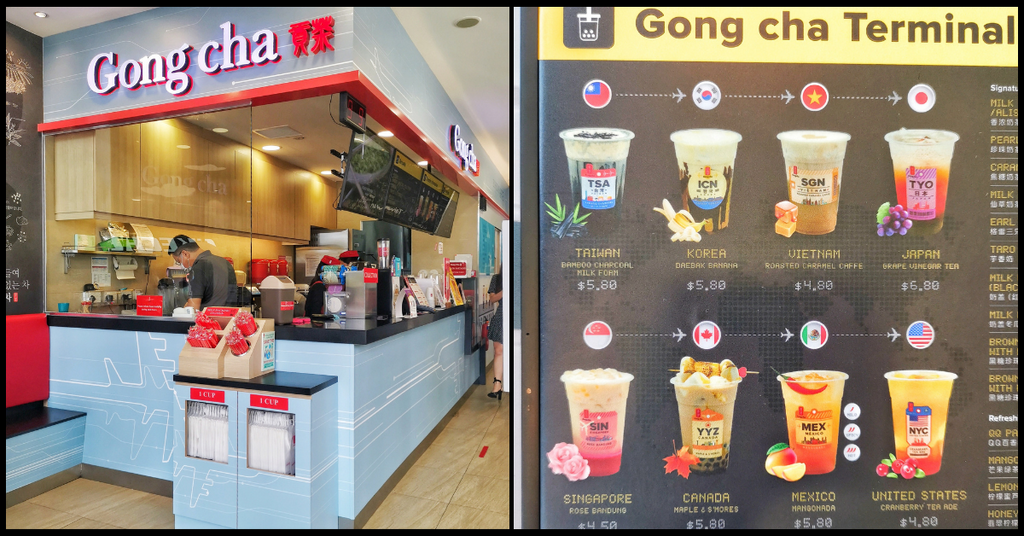 Gong Cha Introduces An Airport Terminal Concept At Its SingPost