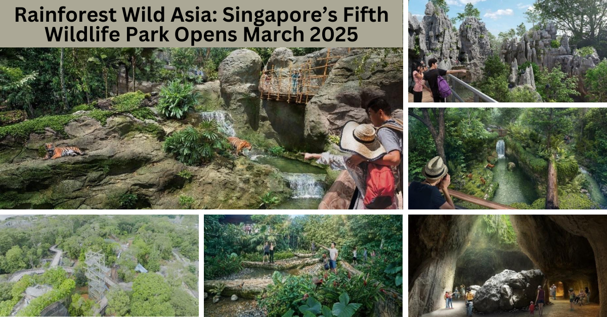 Singapore’s Fifth Wildlife Park, Rainforest Wild Asia, To Open In March 2025