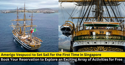 The Iconic Amerigo Vespucci Sets Sail to Singapore for the First Time this October