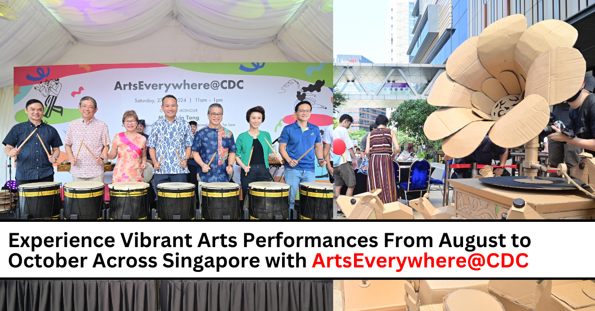 Experience Vibrant Arts Performances From August to October Across Singapore with ArtsEverywhere@CDC