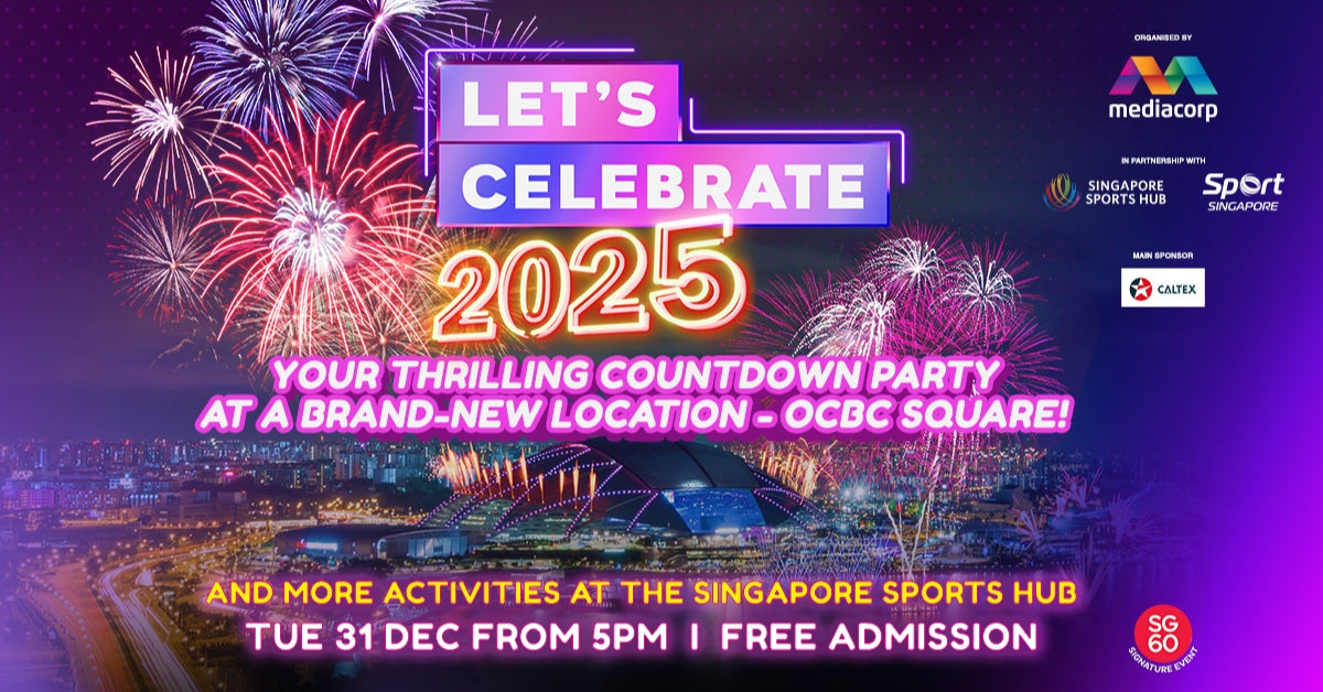 Party with Celebrities at the Mediacorp Let’s Celebrate 2025 Countdown Show