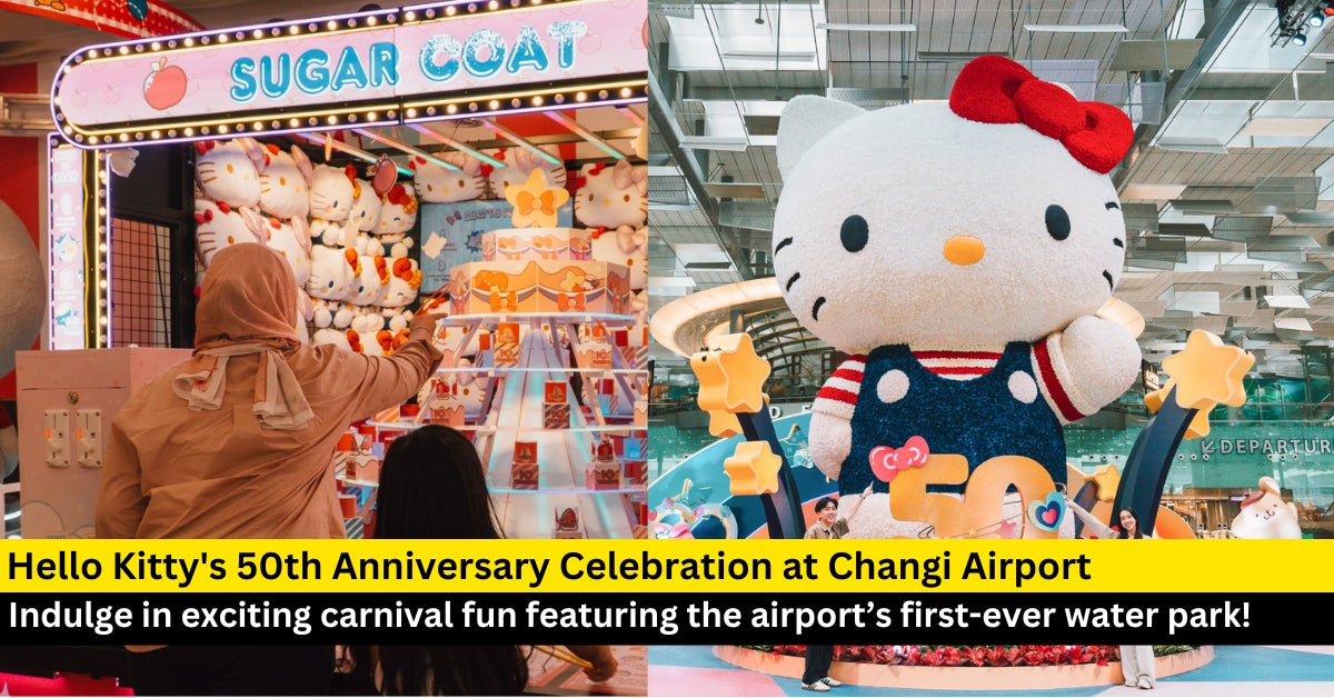 Hello Kitty's 50th Anniversary Celebration at Changi Airport: Dive into the Fun and Carnival Excitement!