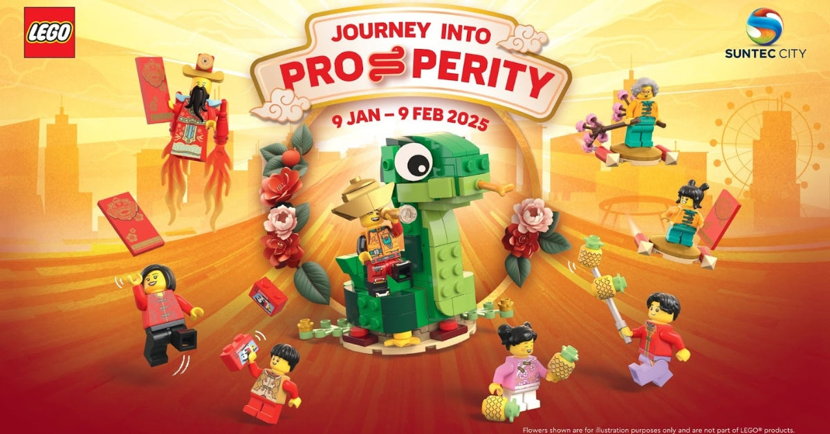 Journey into Prosperity with The LEGO® Group at Suntec City this Lunar New Year