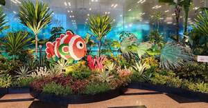 Changi Airport Showcases Marine Life-Inspired Displays for the June School Holidays