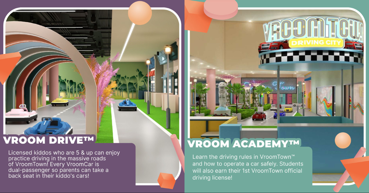 VroomTown Driving City - Where Kids Experience a Simulated City Driving Experience!