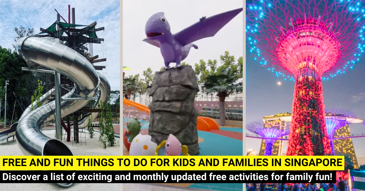 The Best Free Activities and Things To Do For Families In Singapore - BYKidO