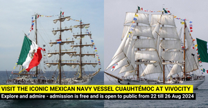 Mexican Navy Vessel Cuauhtémoc in Singapore from 22 to 27 Aug 2024