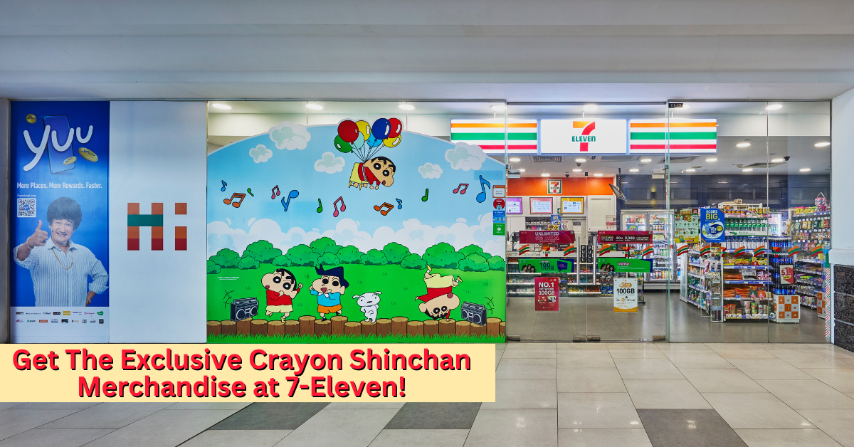 Get The Exclusive and Limited Crayon Shin-chan Merchandise at 7-Eleven Singapore