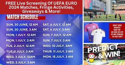Three Integrated Community Hubs To Offer Free Live Screening Of The Upcoming UEFA EURO 2024
