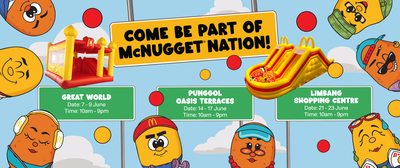 3 Exciting Weekends of Fun at the McNugget® Nation!