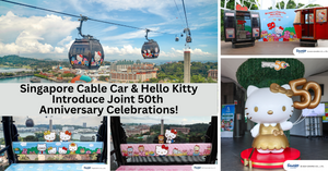Singapore Cable Car Celebrate Its 50th Anniversary With Hello Kitty Birthday-Themed Cable Car Cabins And Special Photo Spots!