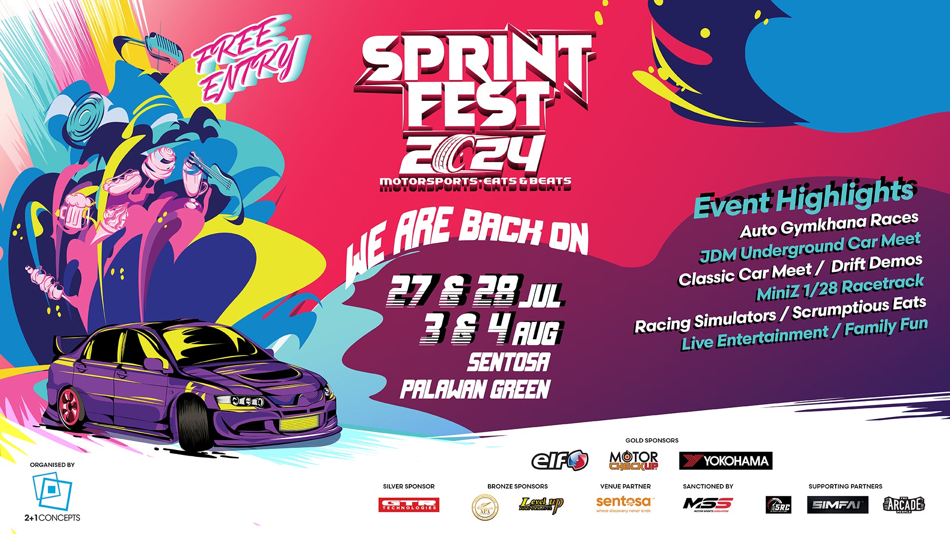 Sprint Fest is Back for Two Consecutive Weekends This Year!