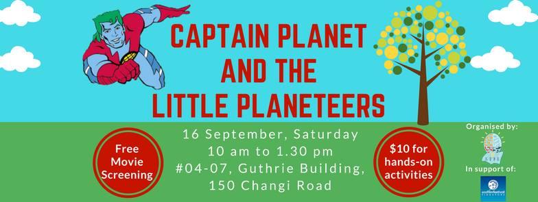 Things to do this Weekend: Join Captain Planet and be a Little Planeteer!