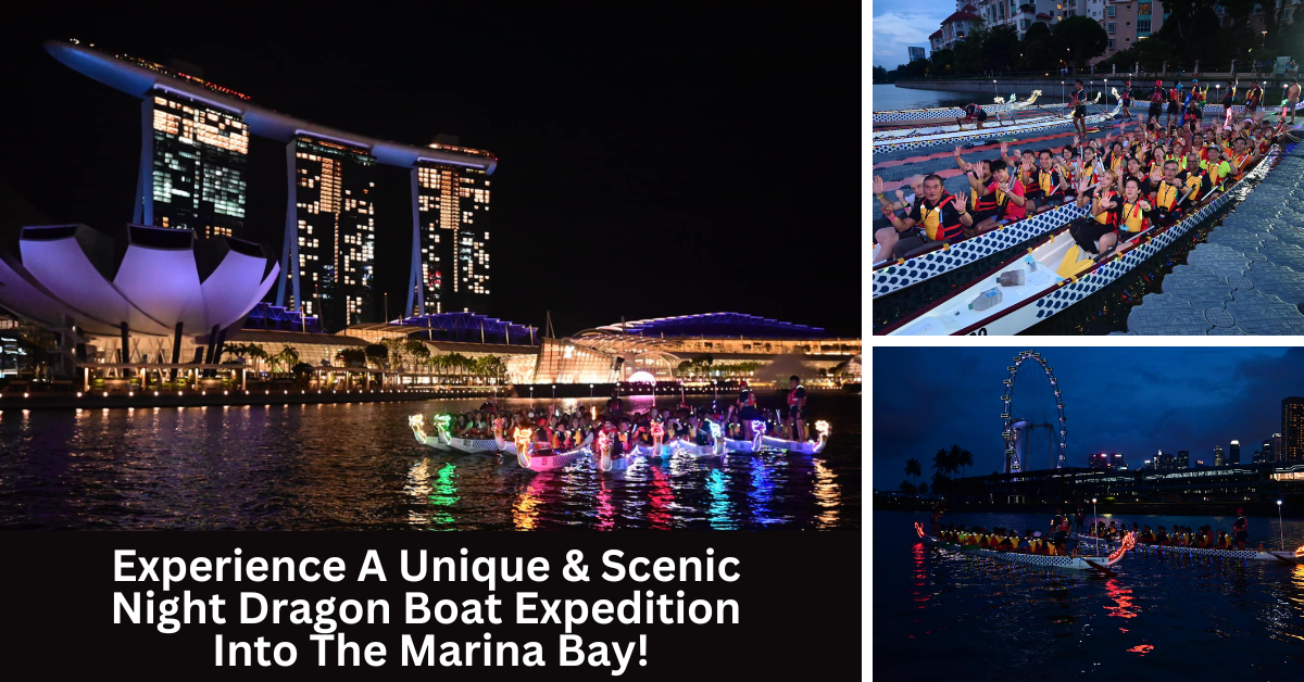 Passion Wave Marks 50th Anniversary With Its First-Ever Glow PAddle, An Evening Dragon Boat Paddle At Marina Bay