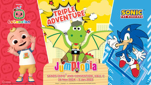 Bounce into Fun at Jumptopia Triple Adventure – Featuring Sonic, CoComelon, and Kiztopia Friends!