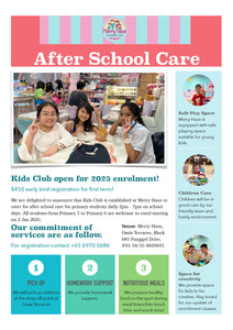 Merry Haus After School Care Early Bird Promo