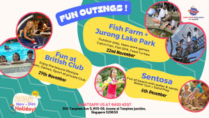 November & December Holiday Programme: Tuition + Fun Activities (K2 - P6)