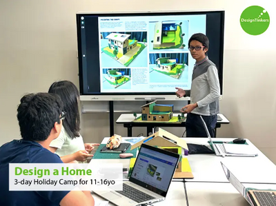 DesignTinkers: Design a Home 3-Day Camp (11 - 16 Years Old)