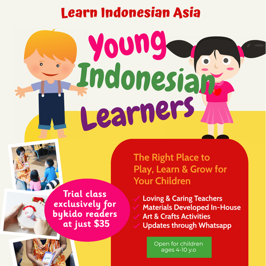 Learn Indonesian Online 1:1 Trial Class @ $35 (U.P. $42)